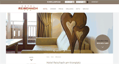 Desktop Screenshot of hotelreischach.com